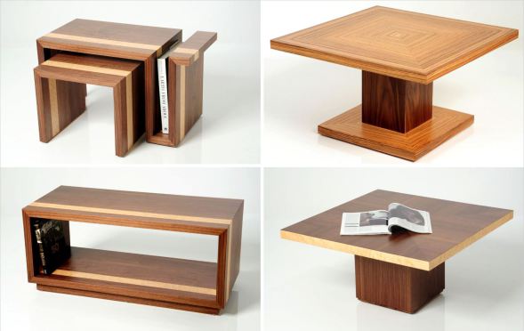Freestanding Coffee Tables Collage